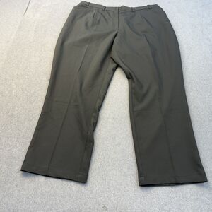 Oobe Pants Women's 24x31 Grey Flat Front Office Professional Comfort Waist